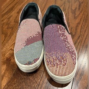 Old Celine multi colored slip on sneakers - size 35.5